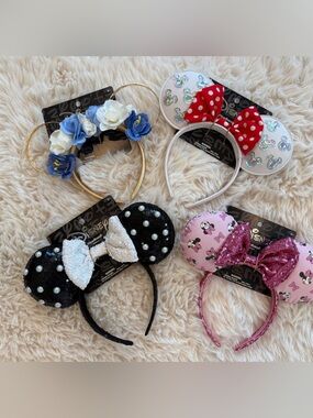 Aldi Disney Minnie Ears set of four NEW for 2026